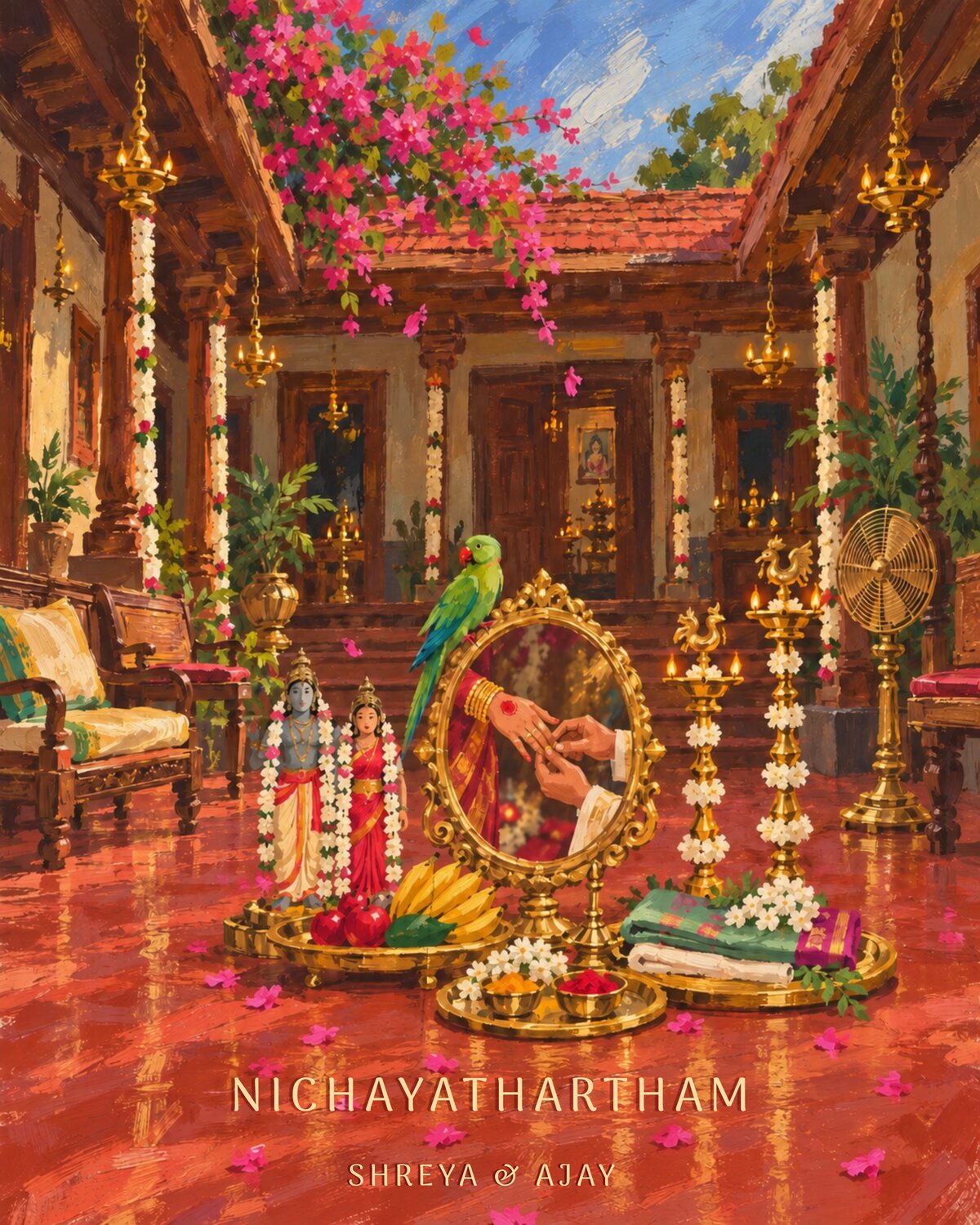 Nichayathartham. Shreya & Ajay.